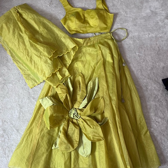 Embroidered Lehegna Set - Picture 7 of 11